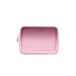 Stoney Clover Lane Clear Front Large Pouch in Flamingo