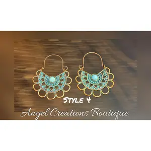 Bronze & Turquoise earrings