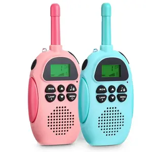 Rechargeable Walkie Talkie, Portable Handheld FM Walkie Talkie Radio with Lanyard, Outdoor Camping Game Equipment, Electronic Gadgets, Birthday & Festival Gift, Travel Gadgets, Toy Gadgets, Remote, Colorful
