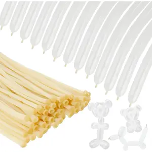 260 Balloons, 50 count Long Balloons, 260 Balloons Clear,  Balloons, Long Balloons for Tying Balloon Arch, Long Balloons Twisting Balloons, Long Skinny Latex Balloons