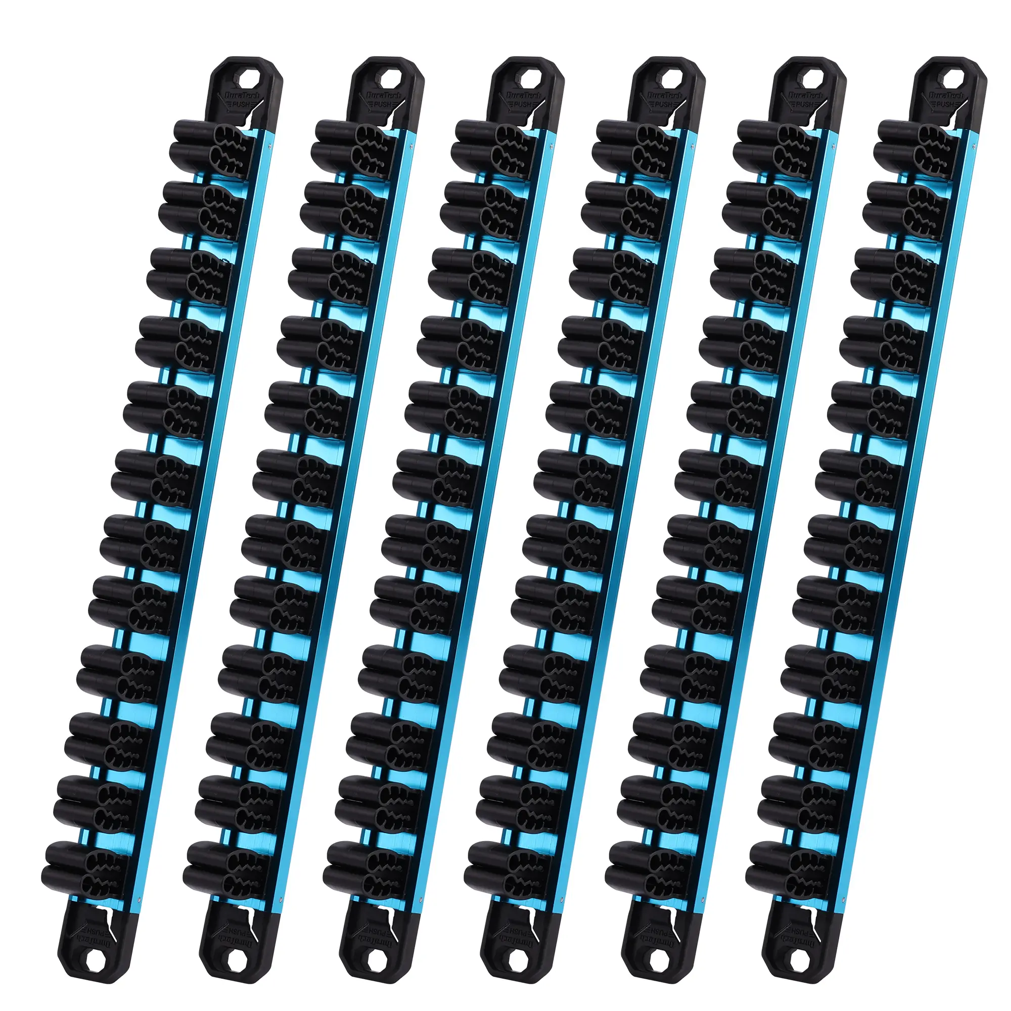 #backtoschool DURATECH Magnetic Screwdriver Organizer and Wrench Organizer, Screwdriver and Wrench Holder, Aluminum Tool Organizer Rail with 72 Slots for Toolbox Drawer and Tool Organization(