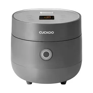 CUCKOO Micom Rice Cooker 3-Cup Uncooked / 6-Cup Cooked with Nonstick Inner Pot, Small Rice Maker with 8 Menu Options, Fuzzy Logic Technology, Auto Clean, Quick Rice Mode, Gray (CR-0375FG)