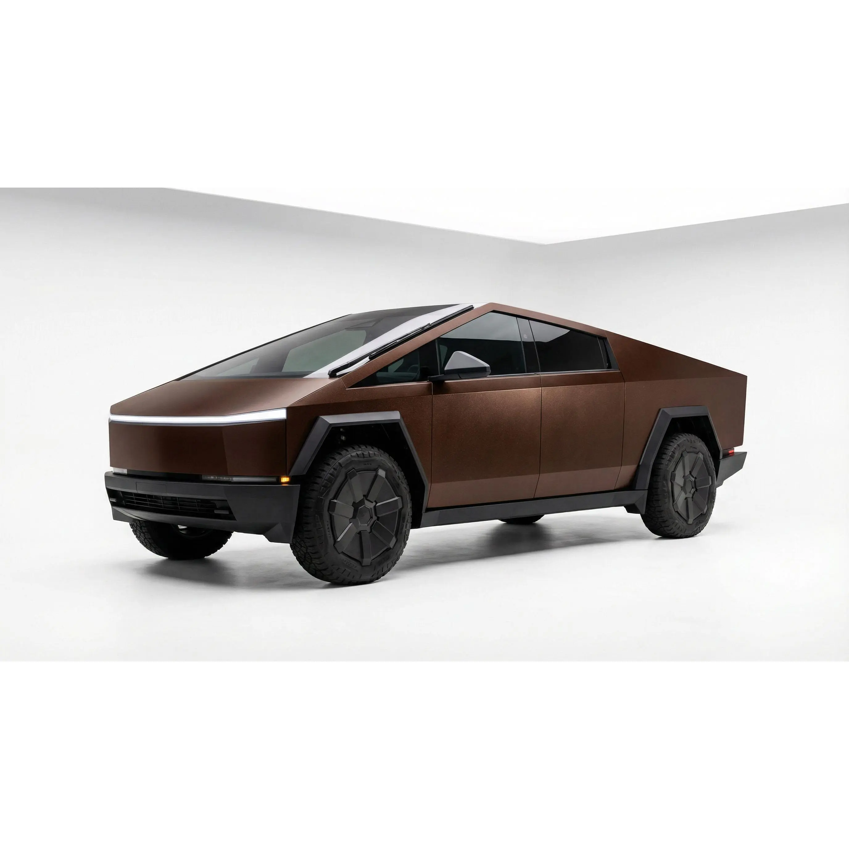 Trueline Automotive 3M 2080 Matte Brown Metallic (M209) Vinyl Wrap Film - Multiple Sizes (1ft x 1ft to 5ft x 30ft) - Dual Cast Bubble-Free Air Release, Professional Grade Automotive Vinyl