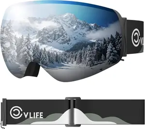 Ski Goggles OTG Magnetic Lens Snowboard Goggles UV400
