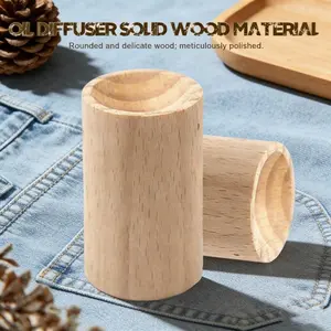 6-Pack Wooden Diffusers! Compact for Car/Home/Office