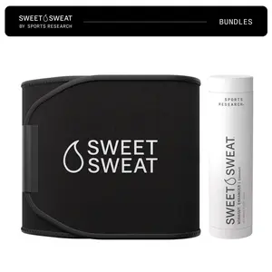 Sweet Sweat Gel (6.4oz) Coconut + Xtra-Coverage Waist Trimmer Bundle
