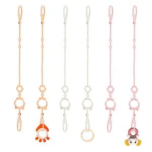 Toy Straps  Baby, 6pcs Adjustable Toy Holder  Stroller Accessories, Silicone Baby Tether Pacifier Clip, No Throw Baby Travel Essential Leash  High Chair, Car Seat, Baby Toy Clips