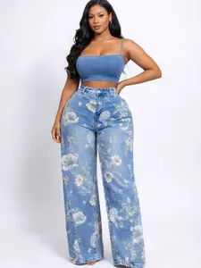 Blue Garden Denim Jean