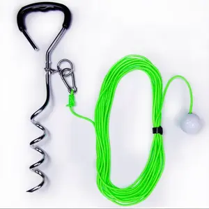 Golf Training Tool for Drivers & Irons - Practice Your Golf Swing in The Backyard with A Real Golf Ball & Experience 50 Feet of Ball Flight Feedback - for Golfers of All Ages, Black