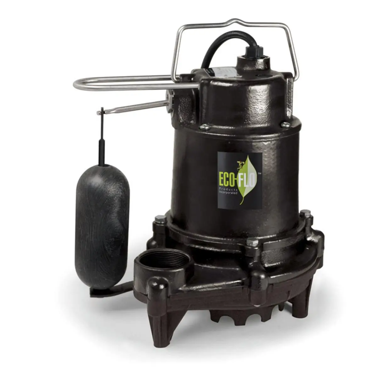 Eco-Flo 4768727 115V Cast Iron Backup Sump Pump, Assorted