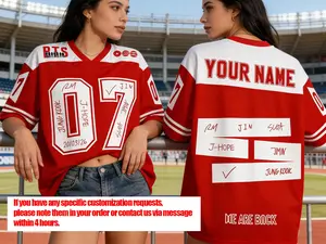 [ JERSEY MESH] Custom Bangtan Arirang Tour Idol Jersey Mesh Croptop, Custom Jersey For Teen Girl Women Foootball Kpop Fan, Jersey Gift Fans, World Tour 2026 jersey
