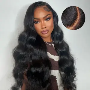 [Side Part] OQ HAIR Glueless Layer Cut Wig 7x5 9x6 Lace Closure Wig Body Wave Pre Cut Pre Bleached Ready Go Wigs