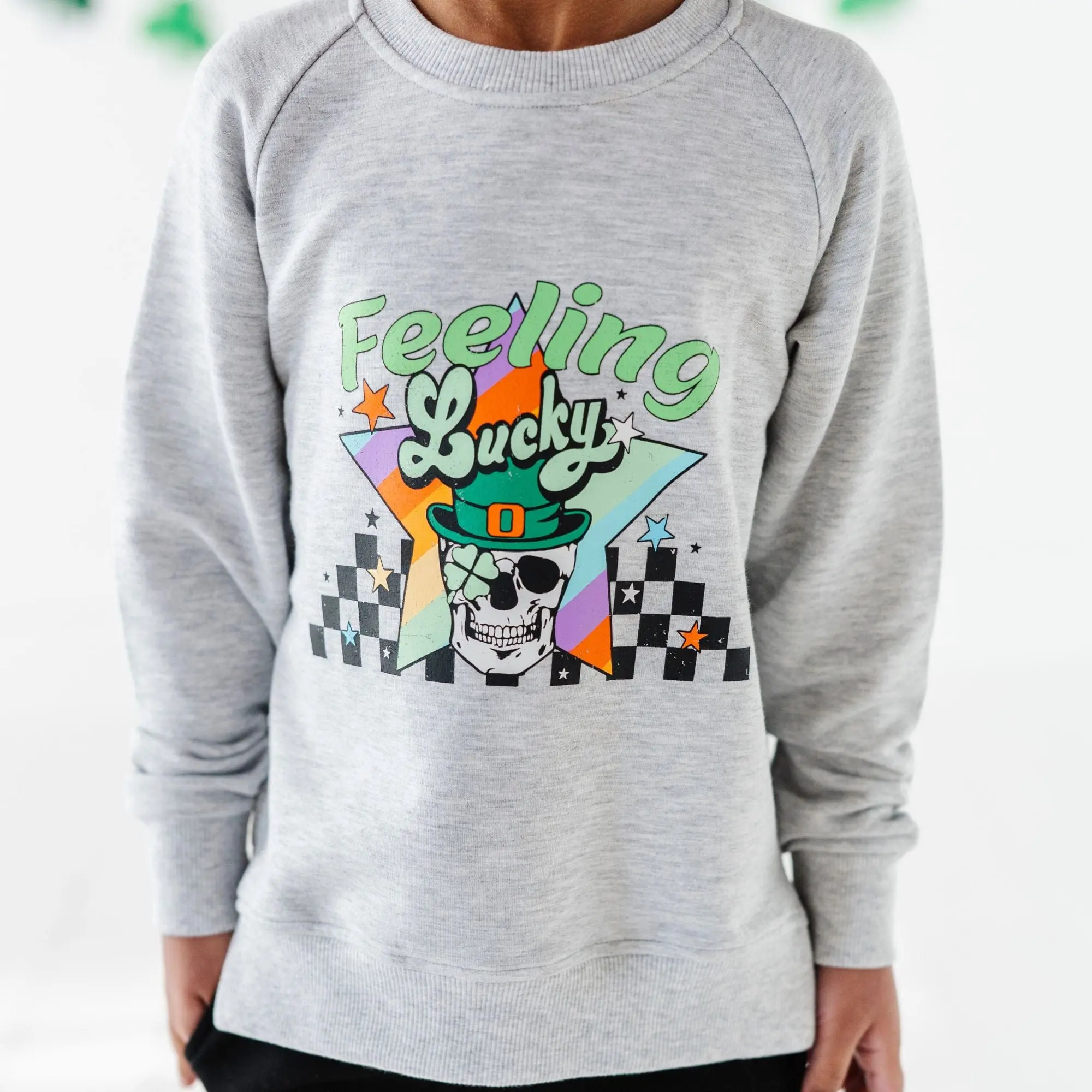 Feeling Lucky Crew Neck Sweatshirt