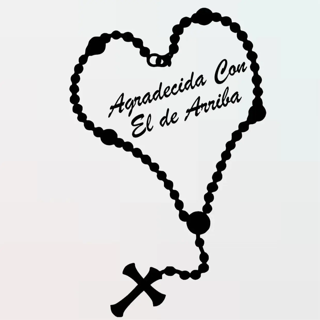 Rosary Vinyl Decal Sticker - Built to Handle Outdoor Car Exposure, Suitable for Cars, Cups, Laptops, Decals Stickers, Vinyl Decals