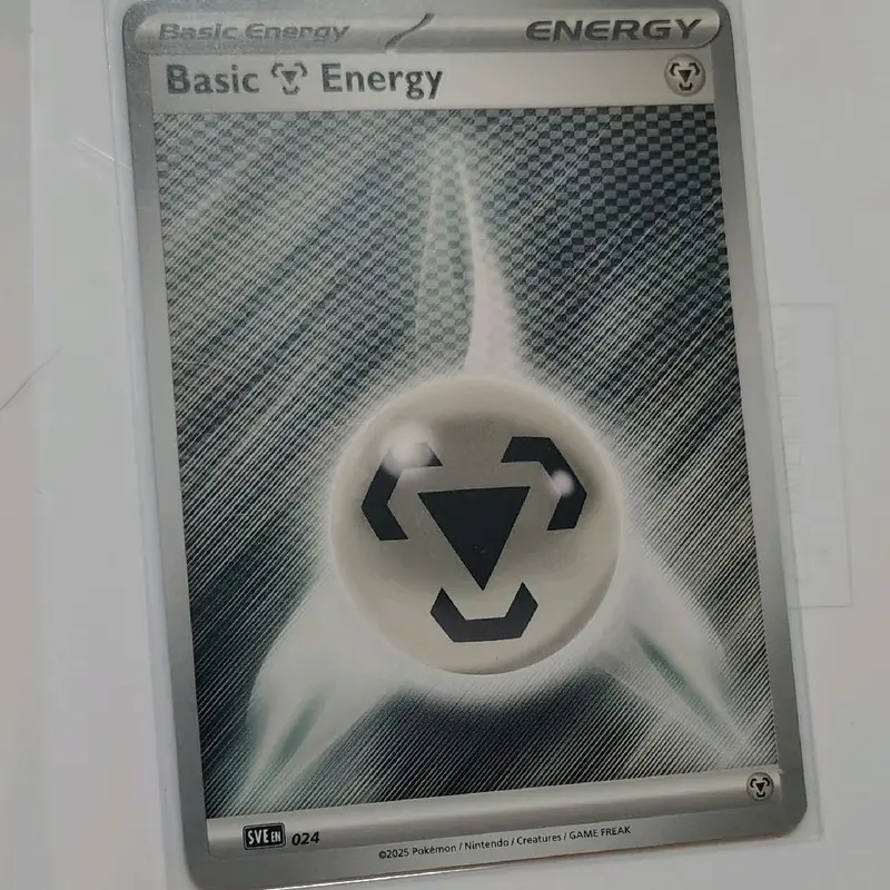 Pokemon Basic Metal Energy Card 016 SV: Prismatic Evolution - TikTok Shop