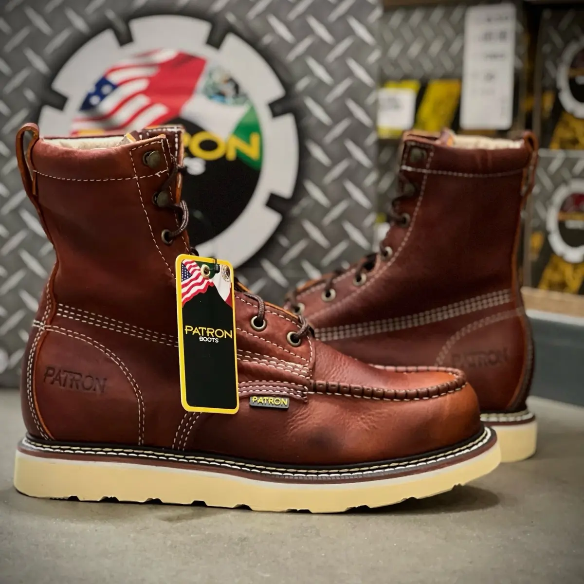 850 Light Brown Patron Boots Botas de trabajo work boots 850 Light Brown Patron Boots Botas de trabajo work boots