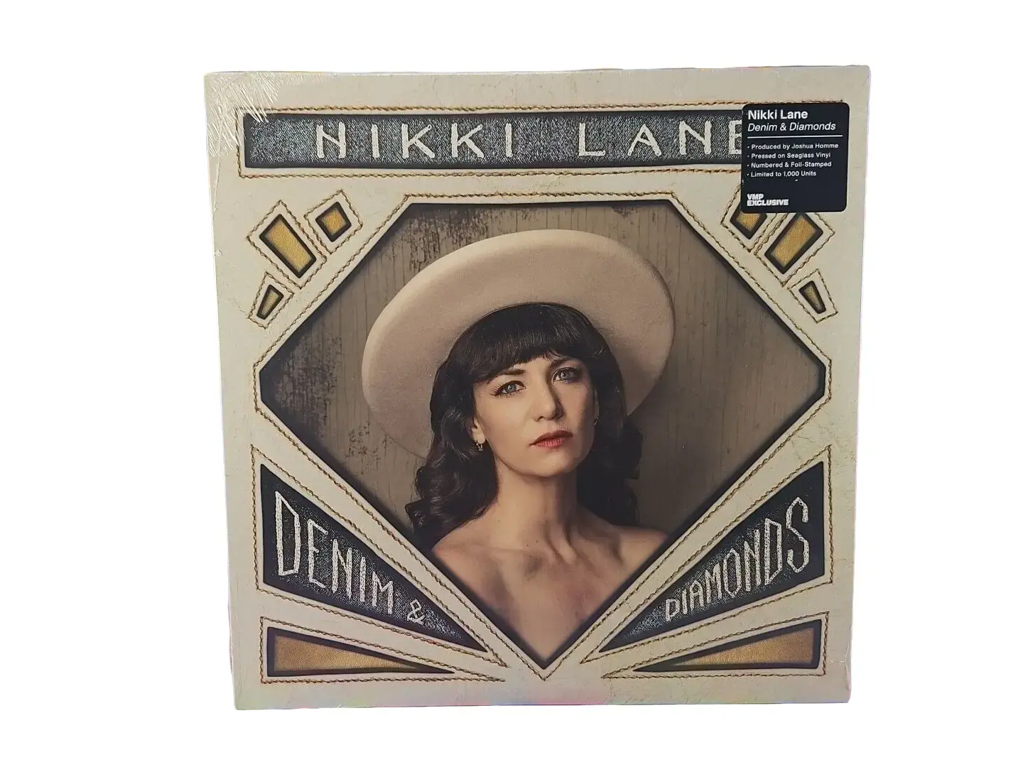 Nikki Lane - Denim & Diamonds (Record) New Sealed, Seaglass Color, Numbered