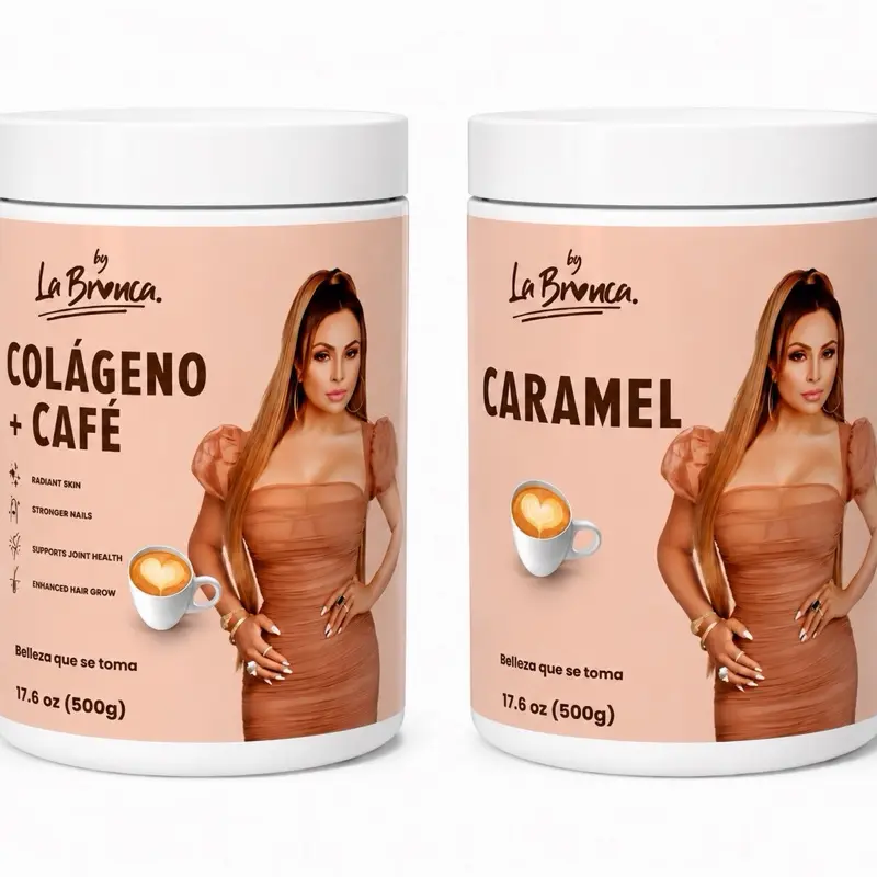 By La Bronca Collagen + Coffee and Caramel Flavored Coffee Bundle