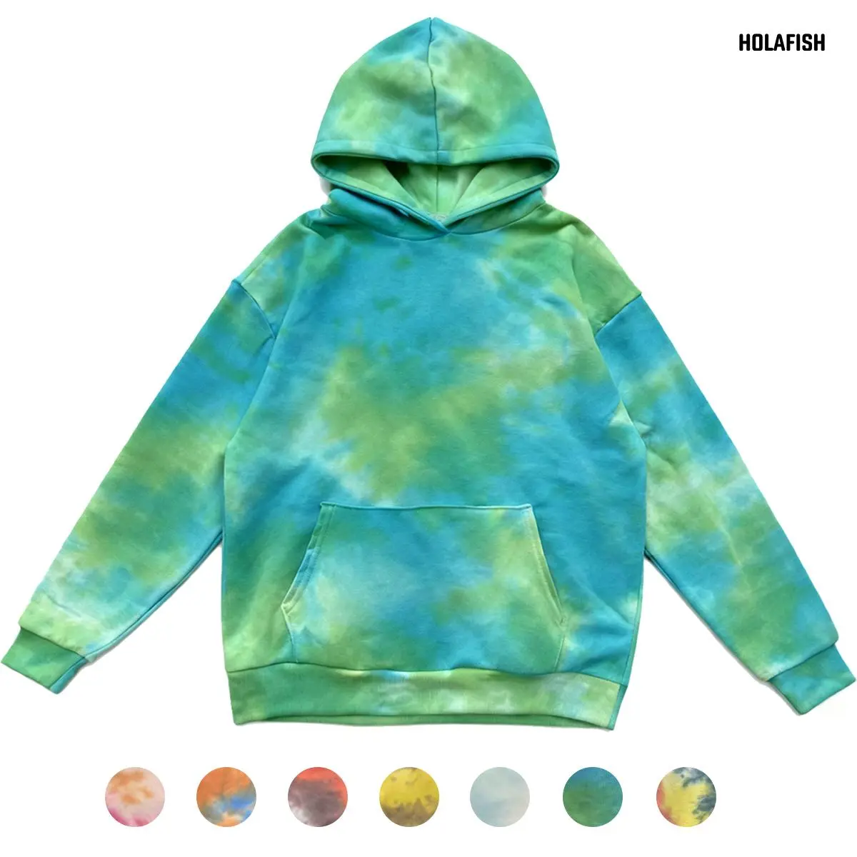 Holafish Womens Retro Tie Dye Hoodie ,Unisex Tie Dye Hooded Sweatshirt, Blank Hoodie, Gift For Her, Tie Dye, Hoodie Blank, Tie Dye Shirts