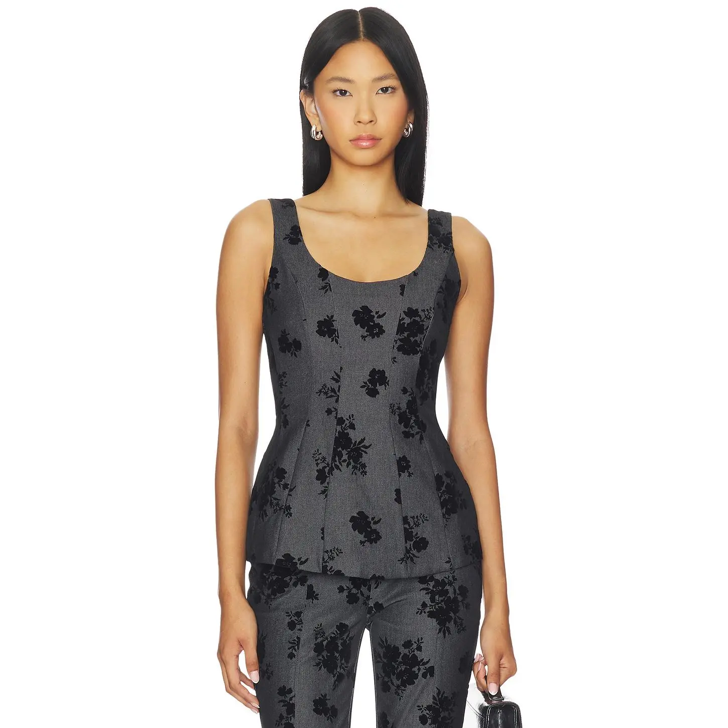 Amanda Uprichard x REVOLVE Empire Top in Indigo