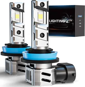 Rimthin 9005/HB3/9006/HB4/H11/H13 9007 Led Headlight Bulb Plug and Play 6000K Mini Size xenon headlights Pack of 2 truck stuff Car Accessories