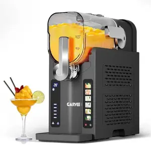 【Black Friday】GARVEE Slushie Machine 70 oz (2.1L) , Frozen Drink Maker with 3 Preset Modes (Slush, Frappe, Milkshake), LED Display, Auto-Clean & One-Touch Dispensing, Ideal for Margaritas, Smoothies & Ice Cream