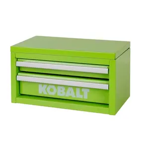 Kobalt Mini 2-Drawer Green Steel Tool Box, 10.83-in W x 5.91-in H x 5.91-in D