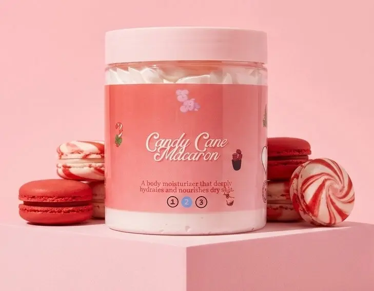 Candy Cane Macaron Body Butter