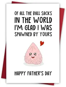 Fathers Day Card, Fathers Day Funny Gifts from Daughter Son Kids Wife, Best Jokes Daddy Gift Ideas, Boy Girl Dad Gifts, Gag Gift for Dad Who Wants Nothing, Humorous Unique Card for Husband Father