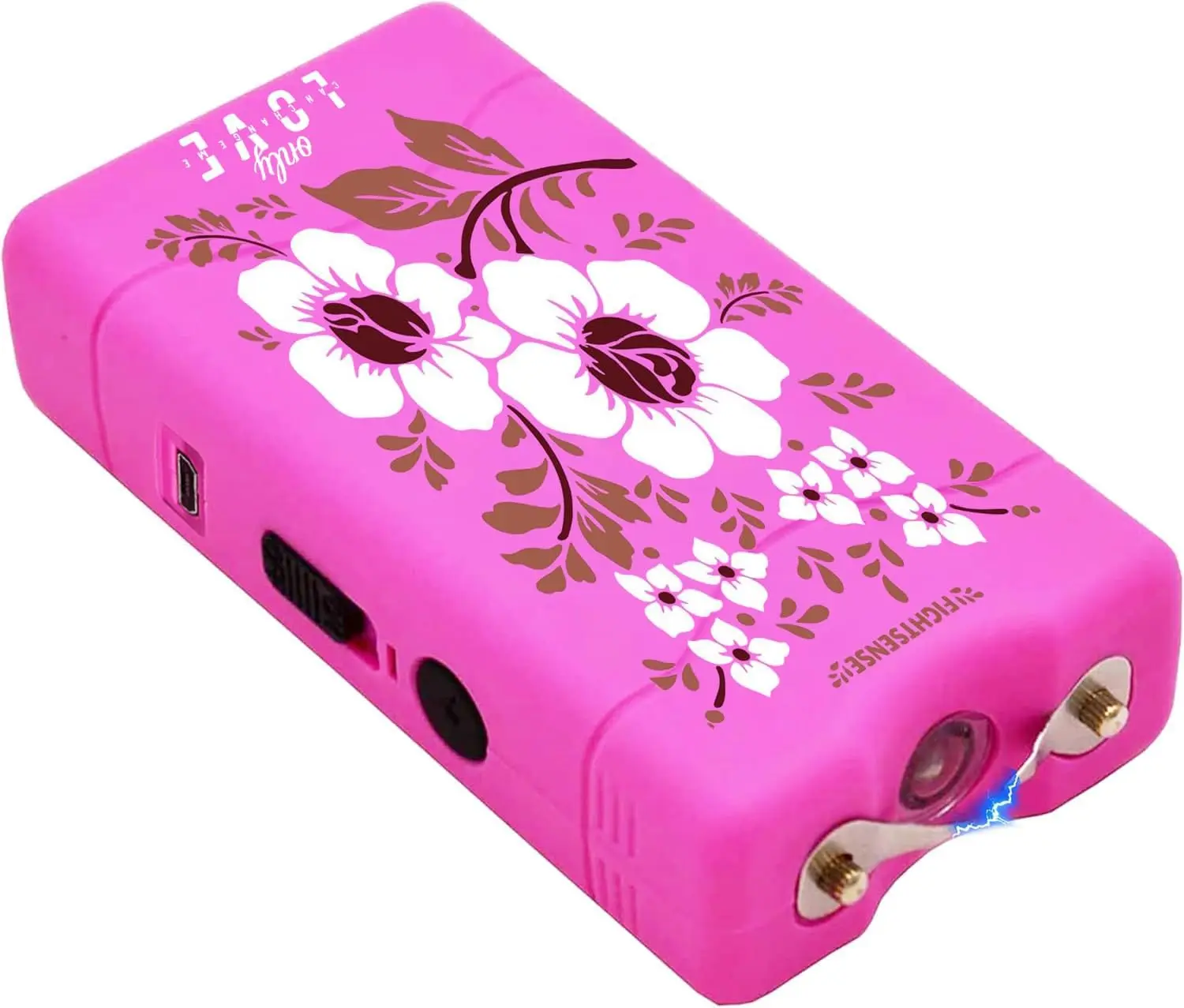FIGHTSENSE Compact Rechargeable Standard Torch - Camouflage Pink Portable Lighting Device for Home Improvement