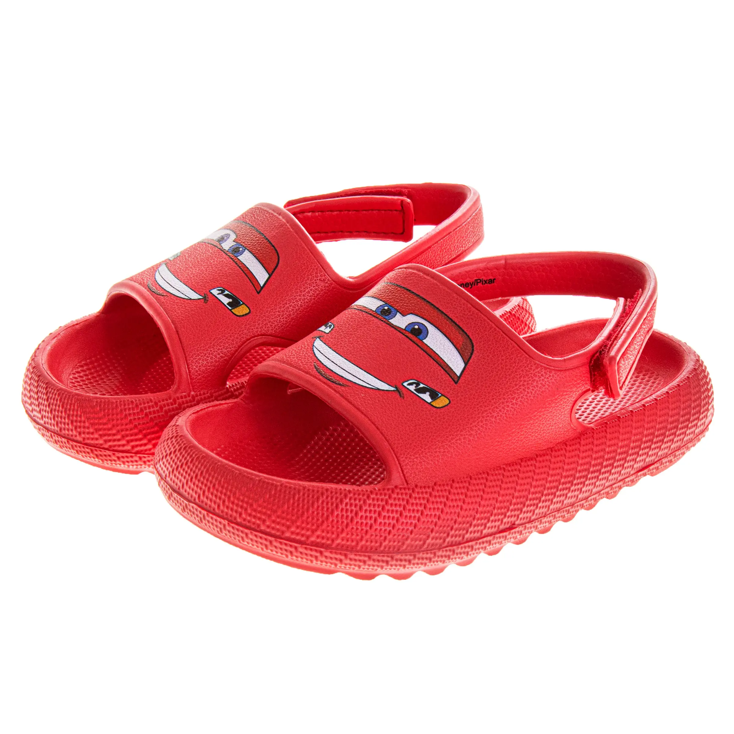 Josmo Boys' Slides Sandals - SpiderMan, Paw Patrol, Cars Designs - Slip-On Water Shoes, Sandals for Toddlers (Sizes 5-10), Kid Sandals, Slide Flipflop