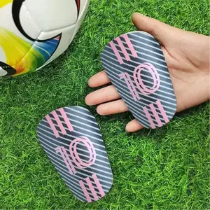 [Professional Shin Guards] Lightweight Professional Soccer Training Shin Guards, 1 Pair | Impact Reduction Buffer Protective Football Equipment - Blue PBT Material, Hand Wash/Dry Clean Safe