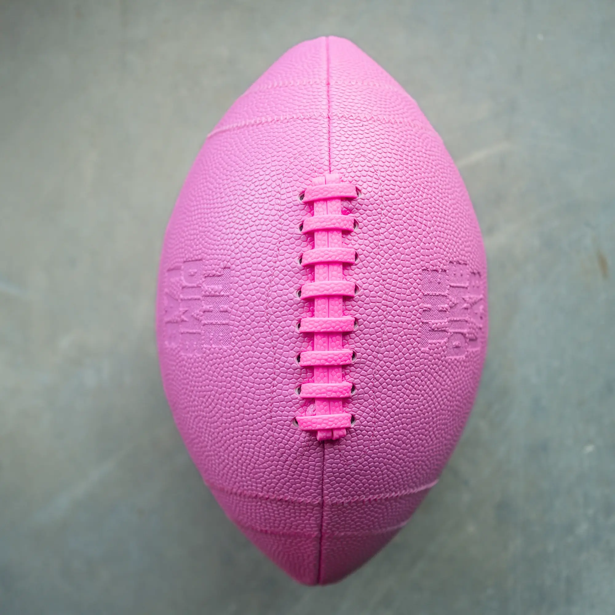 THE DIME LAB Scout Football, Bold Pink with Soft DimeTack for Total Control & All-Weather Grip, for Youth & Women's Flag Football, Bold Look, Female Flag, Football Equipment