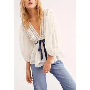 Women Y2K See Through Peplum Shirt Ruffle Lace Trim Buttons Tops Short Sleeve Doll Collar Babydoll Blouse Streetwear