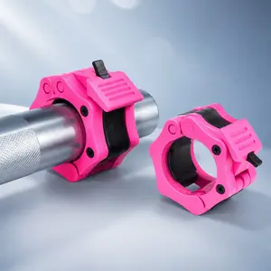 Portable Stable Weight Plate Fixing Clips, Universal Barbell Quick Release Collars, Wear‑Resistant Non‑Slip Fitness Gear for All‑Purpose Indoor Training Scenarios