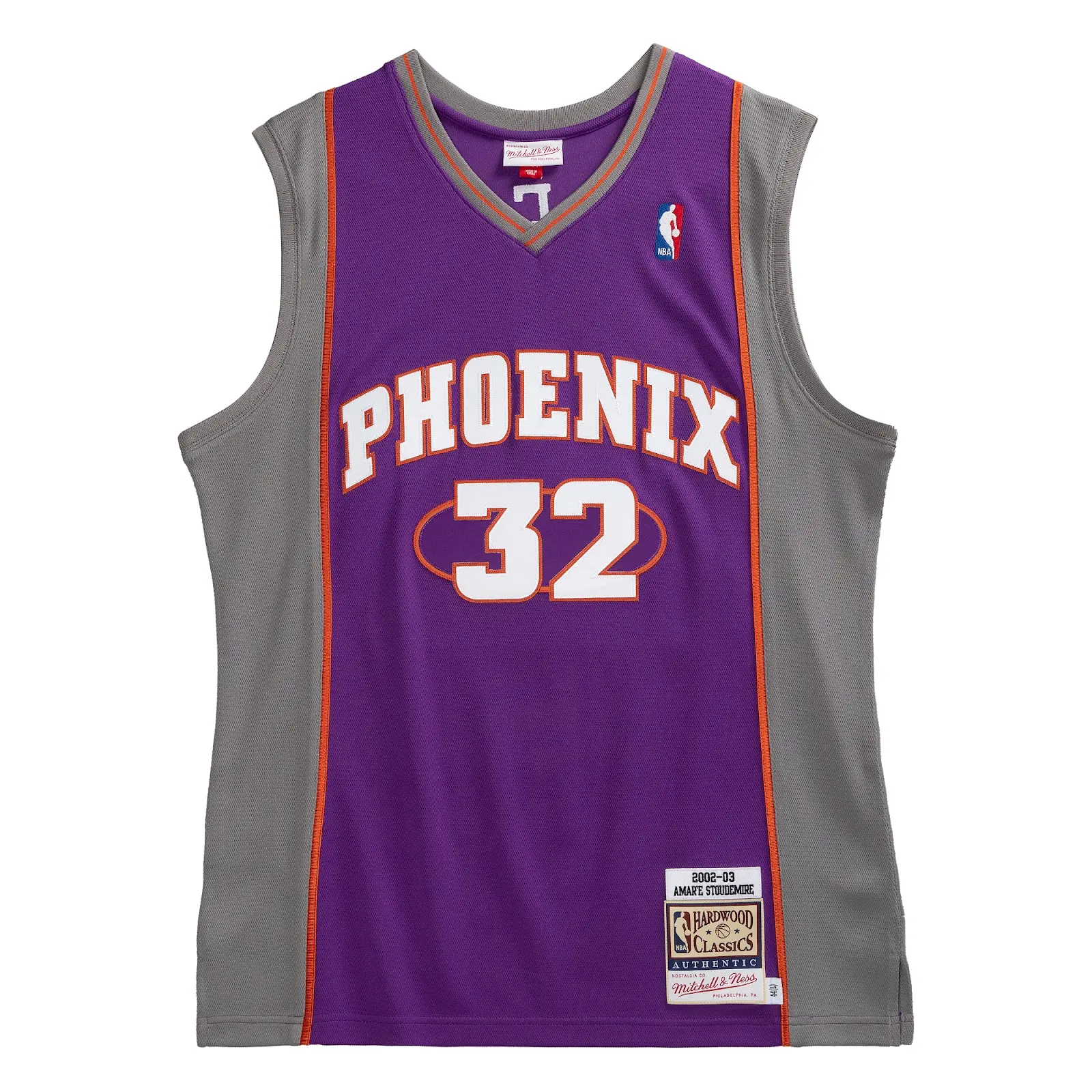 Amar'e Stoudemire Phoenix Suns 2002-03 Purple Authentic Jersey - Mitchell & Ness NBA Throwback, 00s Retro Basketball Jersey