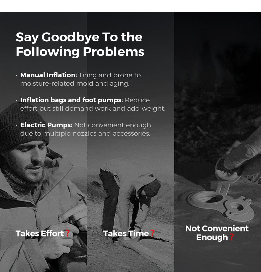 FLEXTAIL Tiny Sleeping Pad R05 AVS- 5.6 R-Value Lightweight Automatic Inflation Pad