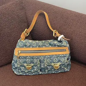 Pre-owned Louis Vuitton denim Shoulder Bags HZ1tk baggy