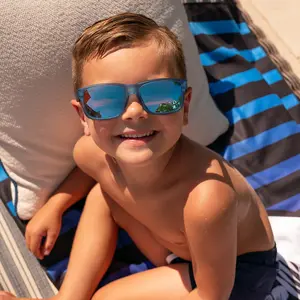 Youth Cowabunga Color-Changing Sunglasses - Clear to Blue