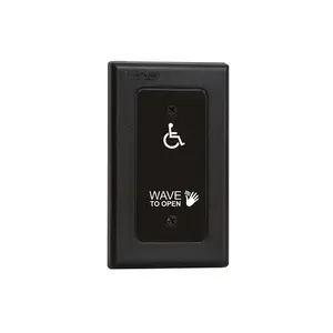 Camden CM-336/42 SureWave Battery Powered Wireless Touchless Switch - Hand Icon - Wheelchair and Wave to Open Icon
