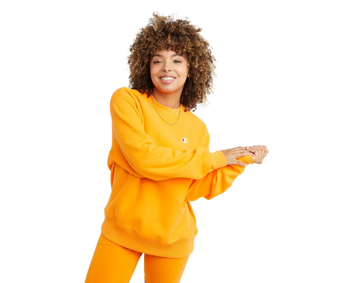 Champion Reverse Weave Crewneck Womens Active Sweatshirts