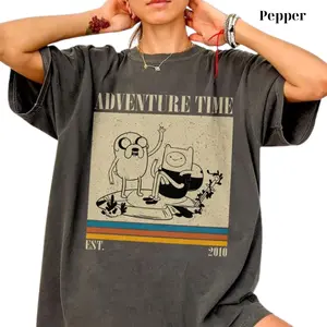 Adventure Time Shirt, Adventure Time Movies Shirt, Movie Shirt, Retro Unisex T-shirt - Vintage Graphic Tee – Unisex S-3XL – Menswear & Womenswear – Streetwear Tops – Casual Cotton Crewneck Shortsleeve T-shirt - Trending TikTok