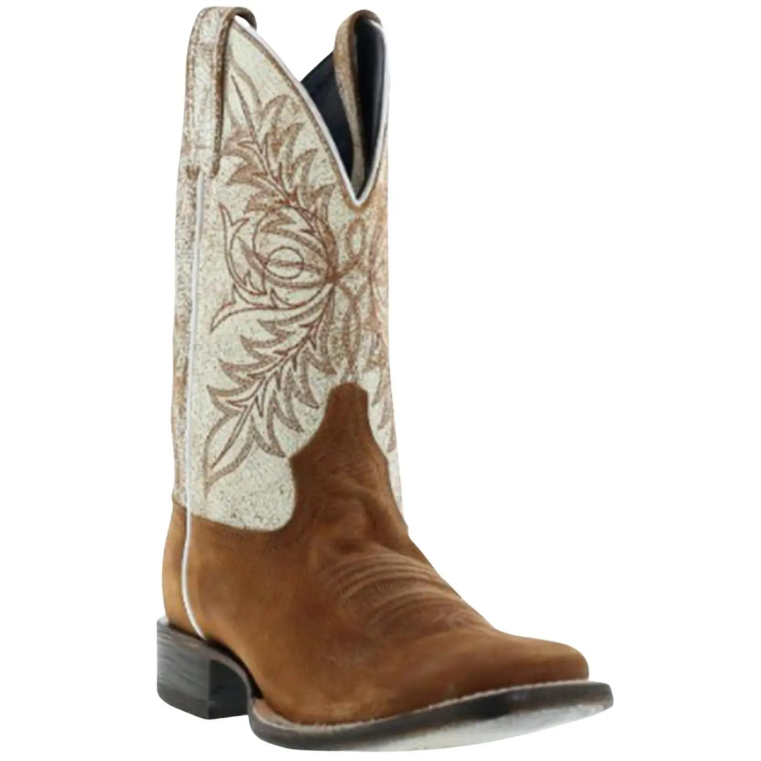 Liberty Black Women's Botas Caborca For Embroidered Leaf Western Boot Broad - Sl-Mea089 C