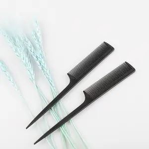 【Canvas cork wig block human model head gift item】Professional Rat Tail Comb – Fine Tooth Teasing Comb for Hair Styling, Parting & Precision Sectioning