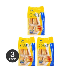 Success Import 3-Pack Ugly Cake - Soft & Fluffy Egg Cake (6 Pieces, 270g) | Perfect Breakfast & Afternoon Snack