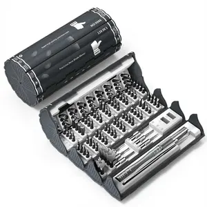 128-In-1 Magnetic Precision Screwdriver Set, Bamboo Stick Design Multi-Functional Home & Office Repair Tool, Perfect Valentine's Day Gift for Boyfriend Husband #GLOBAL PICKS Kit car Removal Portable Rotary box gift