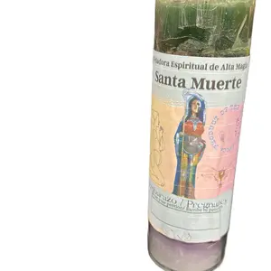 Santa Muerte Embarazo Fixed Candle Ready to Lit for Pregnancy Spiritual Healing