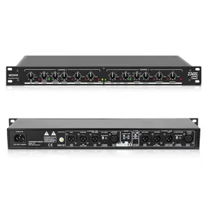 Professional 2/3/4 Way Stereo/Mono Crossover with XLR Inputs & Outputs for PA Systems & Subwoofer - Clean Audio Sound Processing