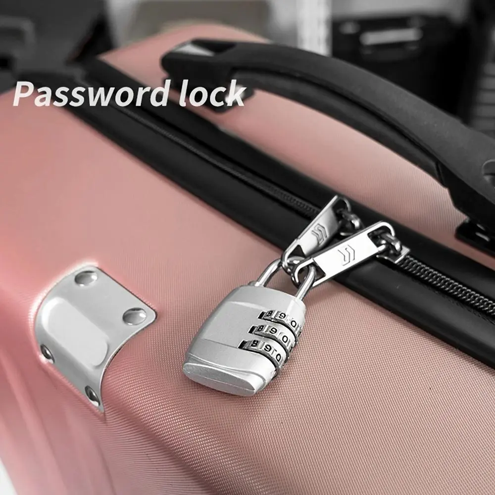 YYW1 3-digit Combination Lock, Durable Travel Padlock, Portable Mini Lock, Sturdy Lock, Security Lock Gym, Cabinets, and Luggage, Secure and Reliable Locking Belongings, Travel Essentials, Durable Travel Accessory, Luggage Locks