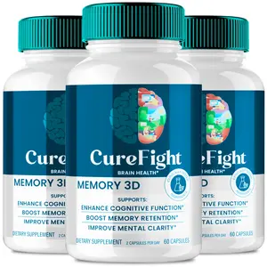 (3 Pack) Cure Fight for Memory Capsules, CureFight Brain Health Support Pills